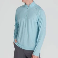 NRS Men's Silkweight Baja Sun Shirt -Outdoor Sports 10009 04 SeaAngel Model FrontCrop 092121 1000x1000