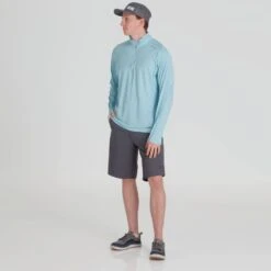 NRS Men's Silkweight Baja Sun Shirt -Outdoor Sports 10009 04 SeaAngel Model Front 092121 1000x1000