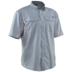 NRS Men's Short-Sleeve Guide Shirt -Outdoor Sports 10011 02 Quarry na Right 012720 1000x1000