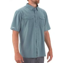 NRS Men's Short-Sleeve Guide Shirt -Outdoor Sports 10011 03 Lead Model Front 081220 1000x1000