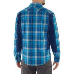 2018 NRS Men's Long-Sleeve Guide Shirt - Closeout | NRS -Outdoor Sports 10012 01 Model Back Blue 011818 1000x1000