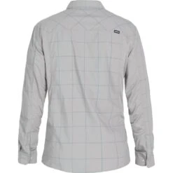 NRS Men's Long-Sleeve Guide Shirt -Outdoor Sports 10012 02 Sharkskin Large Back 102021 1000x1000