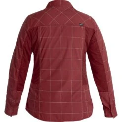 NRS Women's Long-Sleeve Guide Shirt -Outdoor Sports 10013 02 Vino Med Back 070821 1000x1000