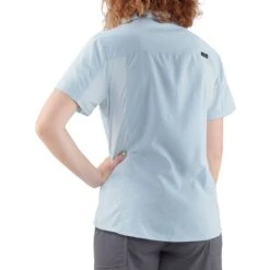 NRS Women's Short-Sleeve Guide Shirt -Outdoor Sports 10014 01 Sterling Model Back 082220 1000x1000