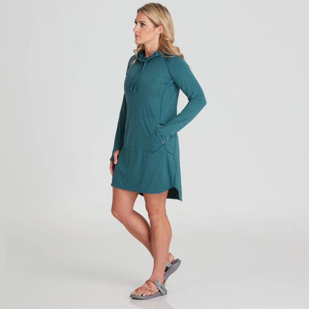 NRS Women's Silkweight Hoodie Dress 12 NRS Women's Silkweight Hoodie Dress - Image 10