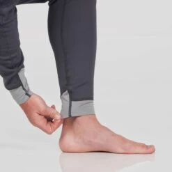 NRS Men's Expedition Weight Pant -Outdoor Sports 10131 06 DarkShadow Model Detail 100421 1000x1000