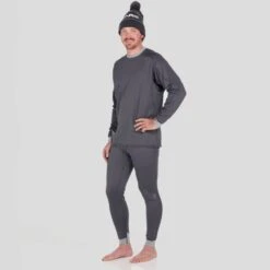 NRS Men's Expedition Weight Pant -Outdoor Sports 10131 06 DarkShadow Model Front 032922 1000x1000