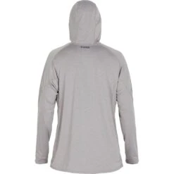 NRS Men's Silkweight Hoodie -Outdoor Sports 10139 05 Sharkskin Lg Back 100621 1000x1000