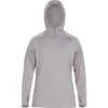 NRS Men's Silkweight Hoodie -Outdoor Sports 10139 05 Sharkskin Lg Front 100621 1000x1000