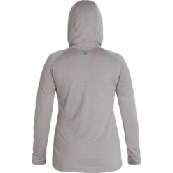 NRS Women's Silkweight Hoodie 25 NRS Women's Silkweight Hoodie -Outdoor Sports 10140 05 Sharkskin Med Back 090221 1000x1000