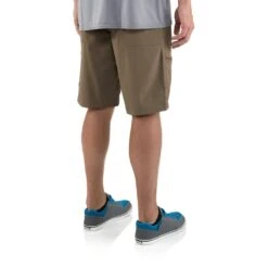 NRS Men's Lolo Short -Outdoor Sports 10150 02 Bark Model Back 081820 1000x1000