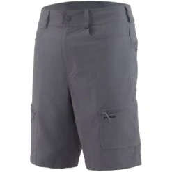 NRS Men's Lolo Short -Outdoor Sports 10150 02 Gunmetal na Left 081820 1000x1000