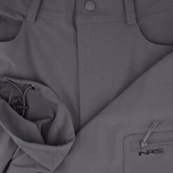 NRS Men's Lolo Pant - Closeout -Outdoor Sports 10151 02 Gunmetal na Detail 070620 1000x1000