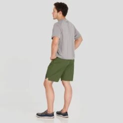 NRS Men's Eddyline Board Short -Outdoor Sports 10152 02 BronzeGreen Model Back 102121 1000x1000