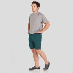 NRS Men's Eddyline Board Short -Outdoor Sports 10152 02 Mediterranea Model Front 102121 1000x1000