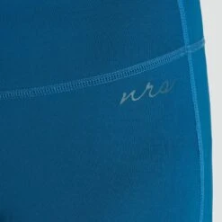 NRS Women's Ava Rashguard Tight -Outdoor Sports 10168 01 Poseidon Model Detail 080221 1000x1000