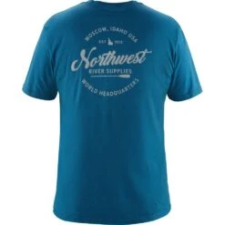 NRS Men's Flagship T-Shirt - Closeout 29 NRS Men's Flagship T-Shirt - Closeout -Outdoor Sports 12480 01 DeepTurquoise na Back 120320 1000x1000
