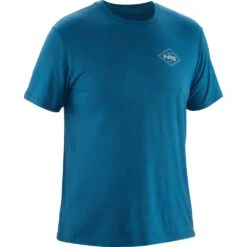 NRS Men's Flagship T-Shirt - Closeout 26 NRS Men's Flagship T-Shirt - Closeout -Outdoor Sports 12480 01 DeepTurquoise na Right 120320 1000x1000