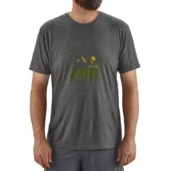 NRS Men's Idaho T-Shirt - Closeout 29 NRS Men's Idaho T-Shirt - Closeout -Outdoor Sports 12490 01 HeatheredCharcoal Model Front 120320 1000x1000