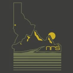 NRS Men's Idaho T-Shirt - Closeout 31 NRS Men's Idaho T-Shirt - Closeout -Outdoor Sports 12490 01 HeatheredCharcoal na na Logo 041922 1000x1000