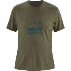 NRS Men's Idaho T-Shirt - Closeout 20 NRS Men's Idaho T-Shirt - Closeout -Outdoor Sports 12490 01 HeatheredOlive na Front 120320 1000x1000