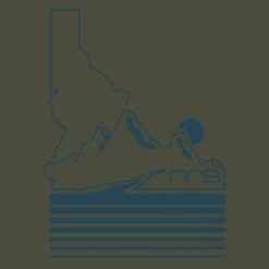 NRS Men's Idaho T-Shirt - Closeout 24 NRS Men's Idaho T-Shirt - Closeout -Outdoor Sports 12490 01 HeatheredOlive na na Logo 041922 1000x1000