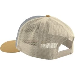 NRS Retro Trucker Hat -Outdoor Sports 12541 01 HeatherGreyBiscuitBirch na Back 030223 1000x1000