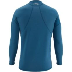 NRS Men's HydroSkin 0.5 Long-Sleeve Shirt -Outdoor Sports 15002 06 Poseidon Lg Back 062220 1000x1000