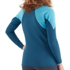 NRS Women's HydroSkin 0.5 Jacket 19 NRS Women's HydroSkin 0.5 Jacket -Outdoor Sports 15010 05 Poseidon Model Back 052120 1000x1000