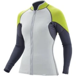 NRS Women's HydroSkin 0.5 Jacket 21 NRS Women's HydroSkin 0.5 Jacket -Outdoor Sports 15010 05 Quarry Med Left 052120 1000x1000