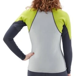 NRS Women's HydroSkin 0.5 Jacket 25 NRS Women's HydroSkin 0.5 Jacket -Outdoor Sports 15010 05 Quarry Model Back 052120 1000x1000