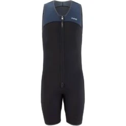 NRS Men's 2.0 Shorty Wetsuit -Outdoor Sports 17259 04 Black Lg Front 022220 1000x1000