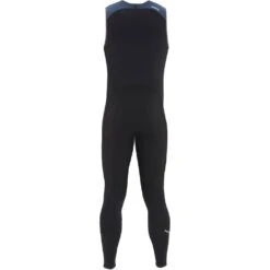 NRS Men's 2.0 Farmer John Wetsuit -Outdoor Sports 17264 04 Black Lg Back 022220 1000x1000