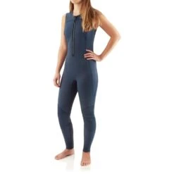 NRS Women's 3.0 Ignitor Wetsuit -Outdoor Sports 17289 01 Slate Model Front 110420 1000x1000