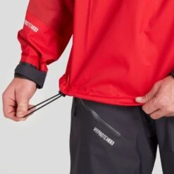 NRS Men's Endurance Splash Jacket -Outdoor Sports 20010 07 Red Model Drawstring 102121 1000x1000