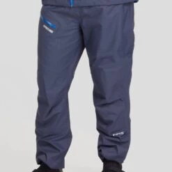 NRS Men's Endurance Splash Pant -Outdoor Sports 20015 06 Navy Model FrontCrop 102121 1000x1000