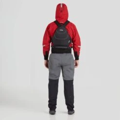NRS Men's Orion Paddling Jacket -Outdoor Sports 20022 03 Red Model BackPFD 062822 1000x1000