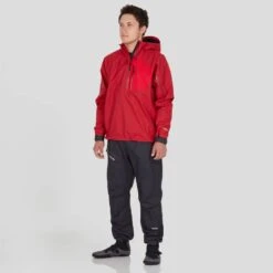 NRS Men's High Tide Splash Jacket -Outdoor Sports 20026 04 Red Model Front 102121 1000x1000