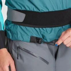 NRS Women's Riptide Splash Jacket -Outdoor Sports 20031 03 MediterraneaAqua Model Drawstring 070821 1000x1000