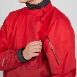 NRS Men's Helium Splash Jacket -Outdoor Sports 20035 02 Red Model Zipper 102121 1000x1000