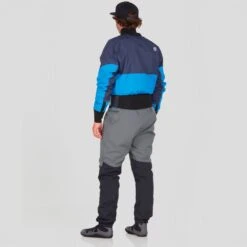 NRS Men's Stratos Paddling Jacket -Outdoor Sports 20038 02 Blue Model Back 102121 1000x1000