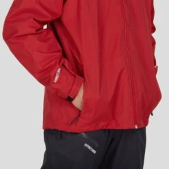 NRS Men's Teeko Rain Jacket -Outdoor Sports 20040 01 Red Model Pocket 102121 1000x1000