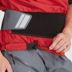 NRS Women's Stratos Shorty Jacket 11 NRS Women's Stratos Shorty Jacket -Outdoor Sports 20042 01 PoppyVino Model Drawstring 070121 1000x1000