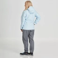 NRS Women's Teeko Rain Jacket -Outdoor Sports 20043 01 Cloud Model Back 070121 1000x1000