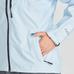 NRS Women's Teeko Rain Jacket -Outdoor Sports 20043 01 Cloud Model Pocket 070121 1000x1000