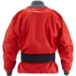 NRS Men's Flux Dry Top - Closeout -Outdoor Sports 22515 05 Salsa Lg Back 062120 1000x1000