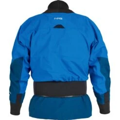 NRS Men's Flux Dry Top -Outdoor Sports 22515 06 Blue Lg Back 062822 1000x1000