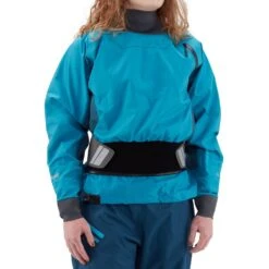 NRS Women's Flux Dry Top - Closeout 12 NRS Women's Flux Dry Top - Closeout -Outdoor Sports 22516 05 Fjord Model Front 022120 1000x1000