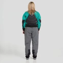 NRS Women's Flux Dry Top -Outdoor Sports 22516 06 Jade Model BackPFD 061722 1000x1000