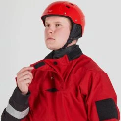 NRS Extreme SAR Dry Suit 23 NRS Extreme SAR Dry Suit -Outdoor Sports 22529 04 Red Model NeckClosure 111021 1000x1000